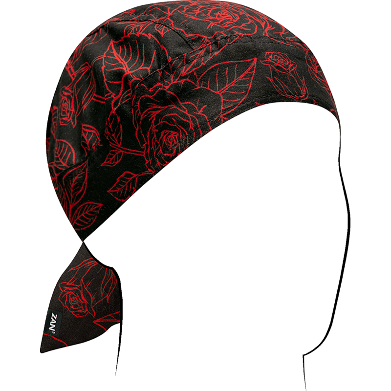 FLYDANNA COTTON RED & BLACK ROSES