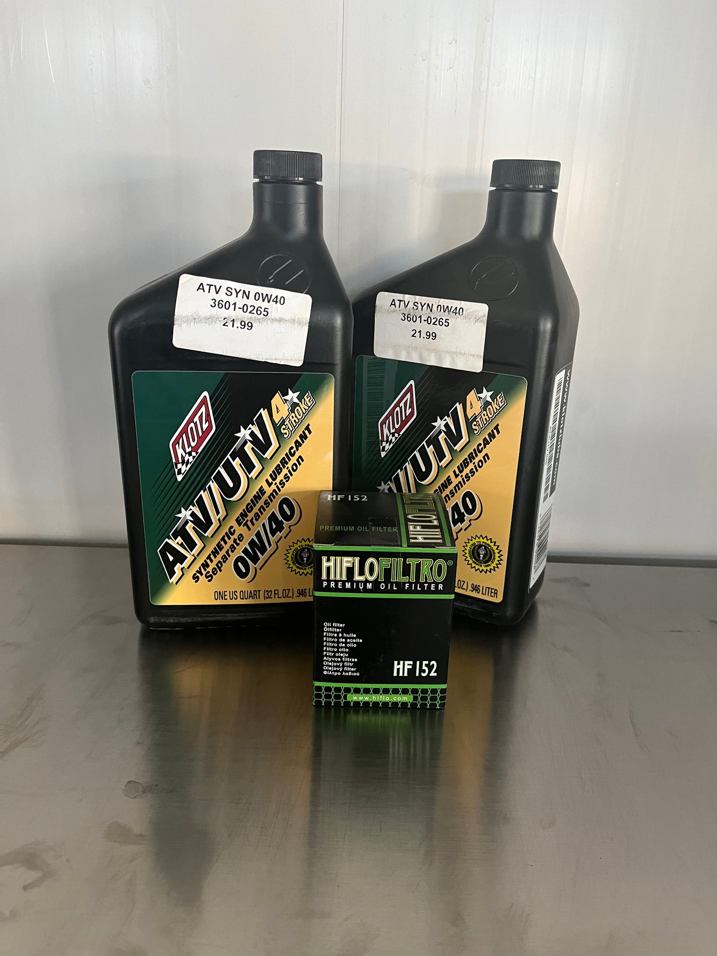 Oil Change Kit Full Synthetic Klotz 0W40