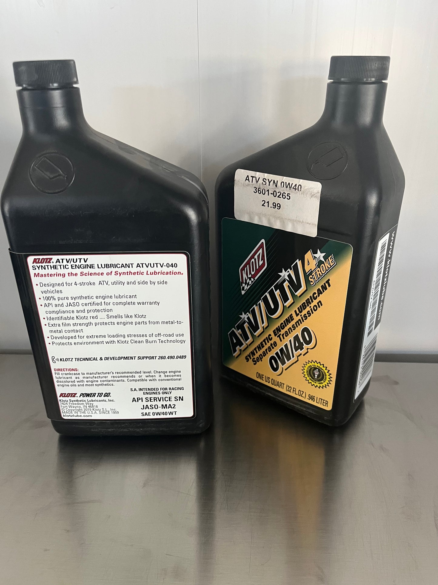 Oil Change Kit Full Synthetic Klotz 0W40