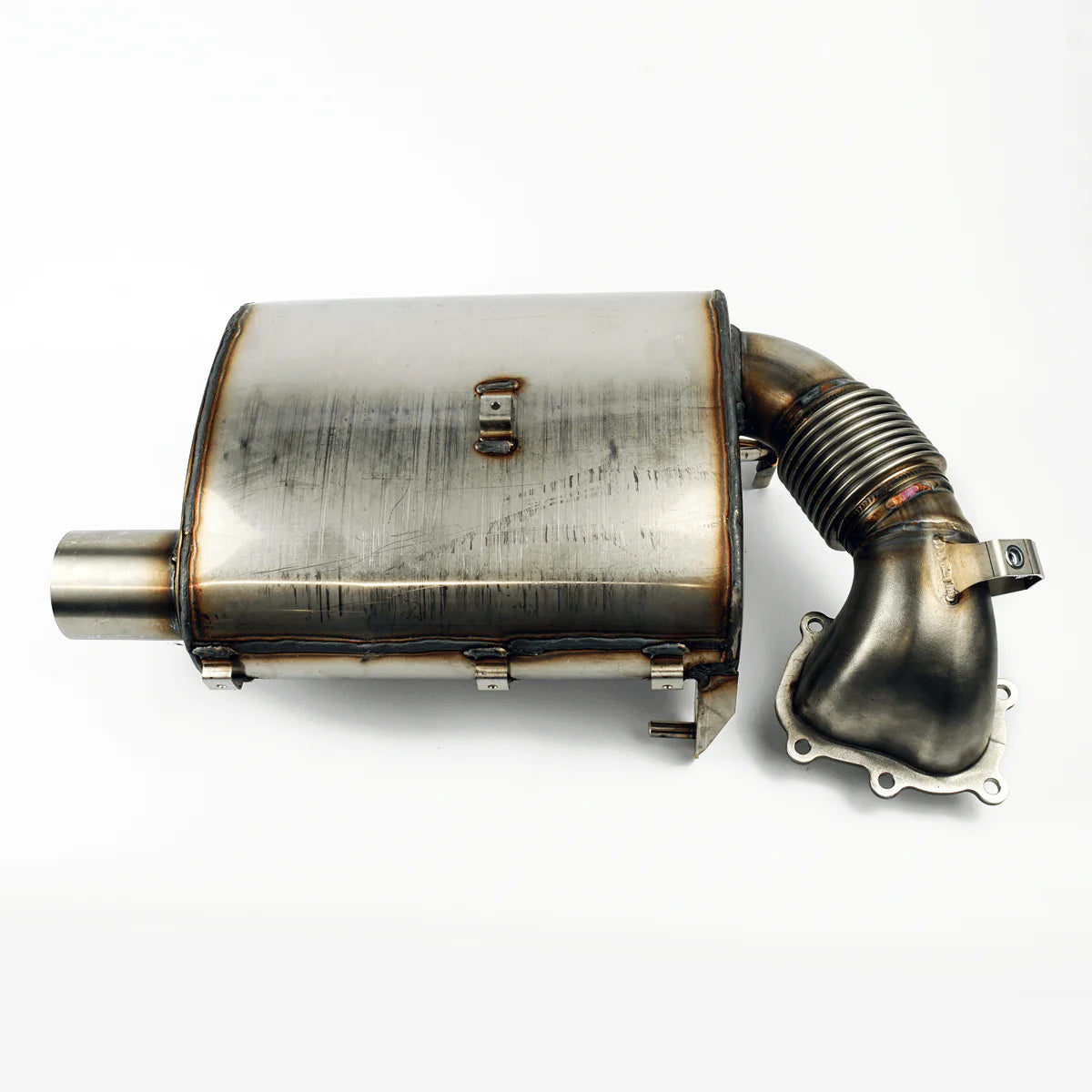 STAINLESS STEEL 2.5'' QUIET EXHAUST - 998 ENGINE
